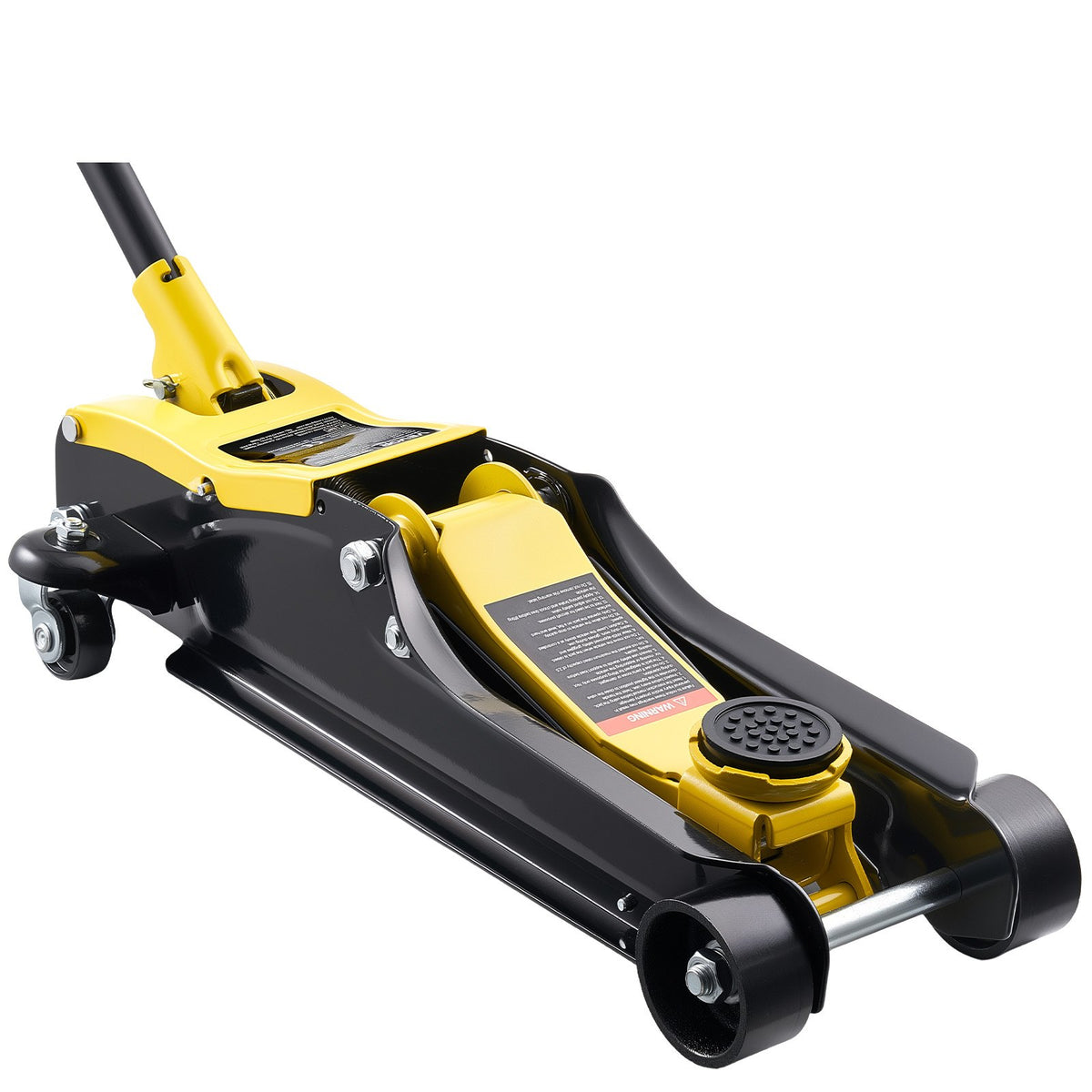 VEVOR Low Profile Floor Jack, 2.5 Ton (5512 lbs) Capacity, Steel Racing Floor Jack with Single Piston Quick Lift Pump & SUV Adapters, Hydraulic Trolley Car Lift for Sedans, Lifting Range 3.3"-13.8" - DBQJDTZ25TDGUXBVX001V0 - view 10