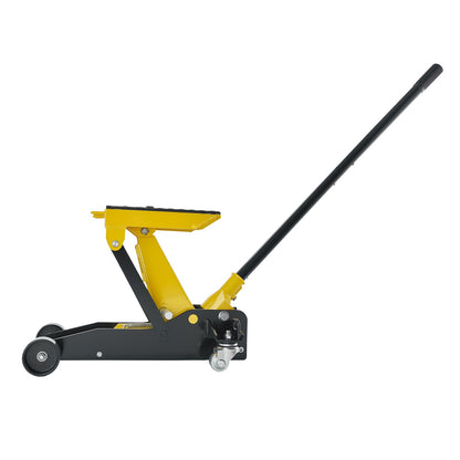 VEVOR Low Profile Floor Jack, 2 Ton (4409 lbs) Capacity, Steel Racing Floor Jack with Single Piston Quick Lift Pump, Hydraulic Trolley Car Lift for Cars, Motorcycles, ATVs, Lifting Range 5.7"-17" - DBQJDTZ2TDGBU9ZCE001V0 - view 10