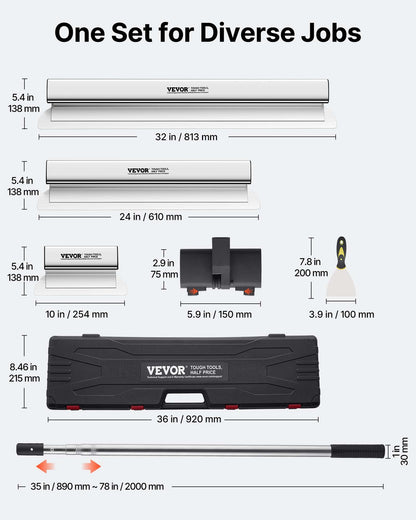 VEVOR Drywall Knives - Select Your Configuration - DBSNZGD102432BCAHV0 - view 2