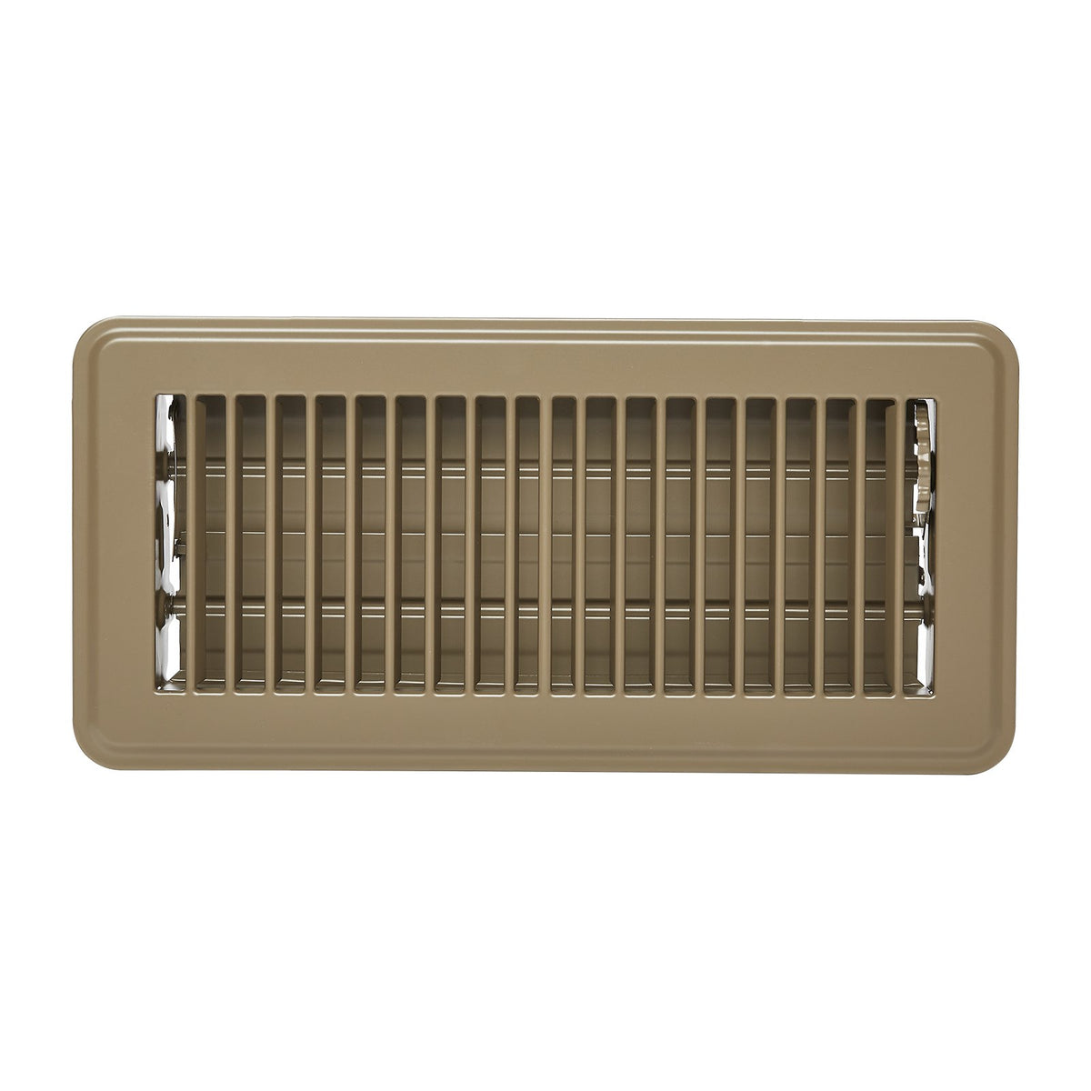 VEVOR 4 x 10 Inch Floor Registers, 6-Pack Vent Grilles, HVAC Heavy-Duty Walkable Iron Floor Vents, Easily Adjustable Rust-Proof Air Vents Deflector with Metal Damper, Ideal for Home & Office, Brown - DBTFKT104INCSE6SZV0 - view 10