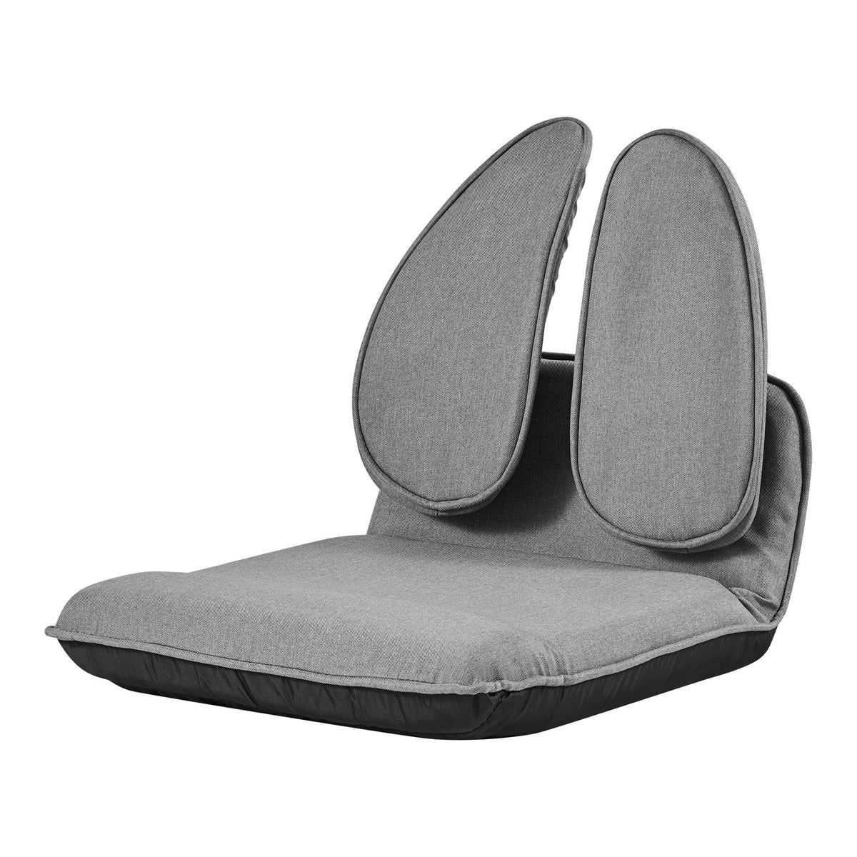 VEVOR Floor Chair, 5 Adjustable Positions Folding Floor Gaming Chair with Ergonomic Back Support, Sturdy Metal Frame with Recycled Foam and Linen Fabric, Multifunctional for Reading, Relaxing, Gray - DBYHSRJGXKWFXL4N4001V0 - view 10