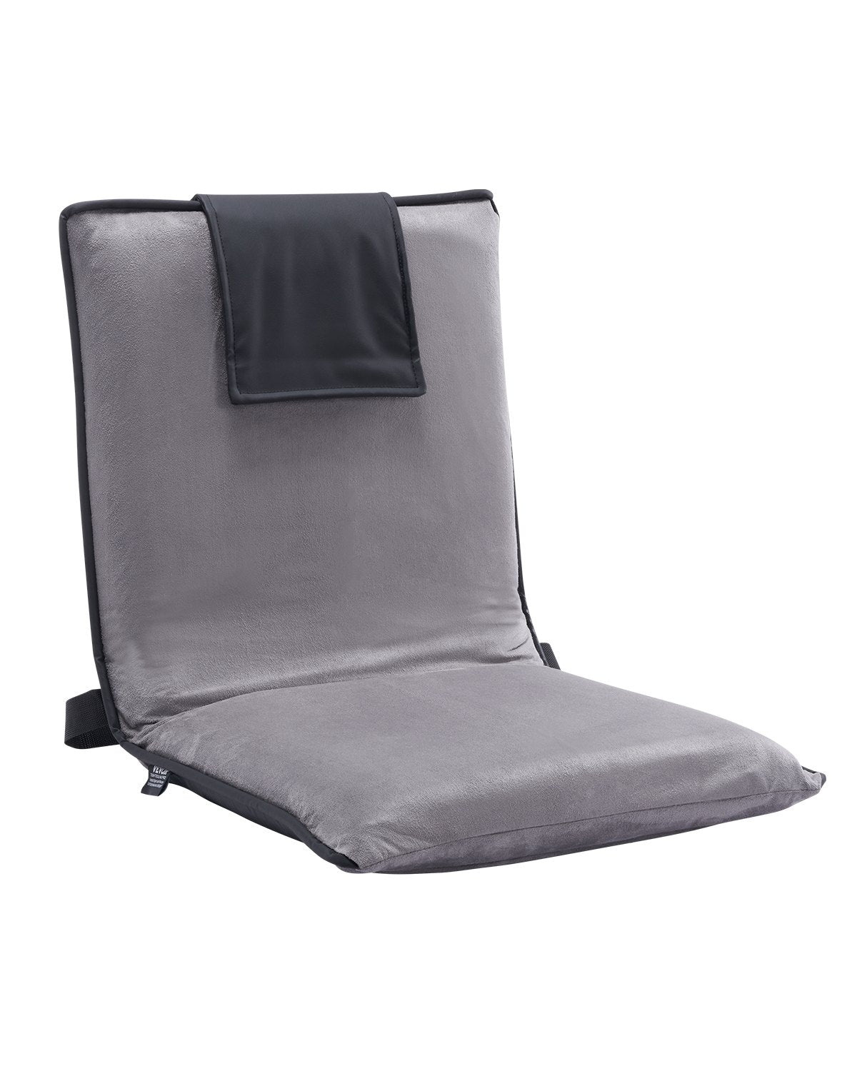 VEVOR Floor Chair, 6-Position Adjustable Meditation Chair with Back Support, Folding Sofa Chair for Reading TV Watching and Gaming, Portable Floor Seat Lounge Sofa Chair for Kids Teens Adults, Gray - DBYQBKWFS000DD52CV0 - view 1