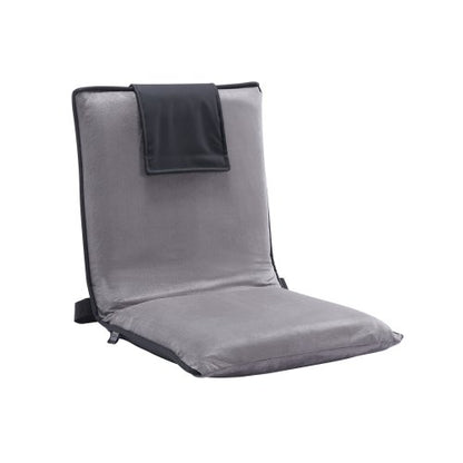 VEVOR Floor Chair, 6-Position Adjustable Meditation Chair with Back Support, Folding Sofa Chair for Reading TV Watching and Gaming, Portable Floor Seat Lounge Sofa Chair for Kids Teens Adults, Gray - DBYQBKWFS000DD52CV0 - view 2
