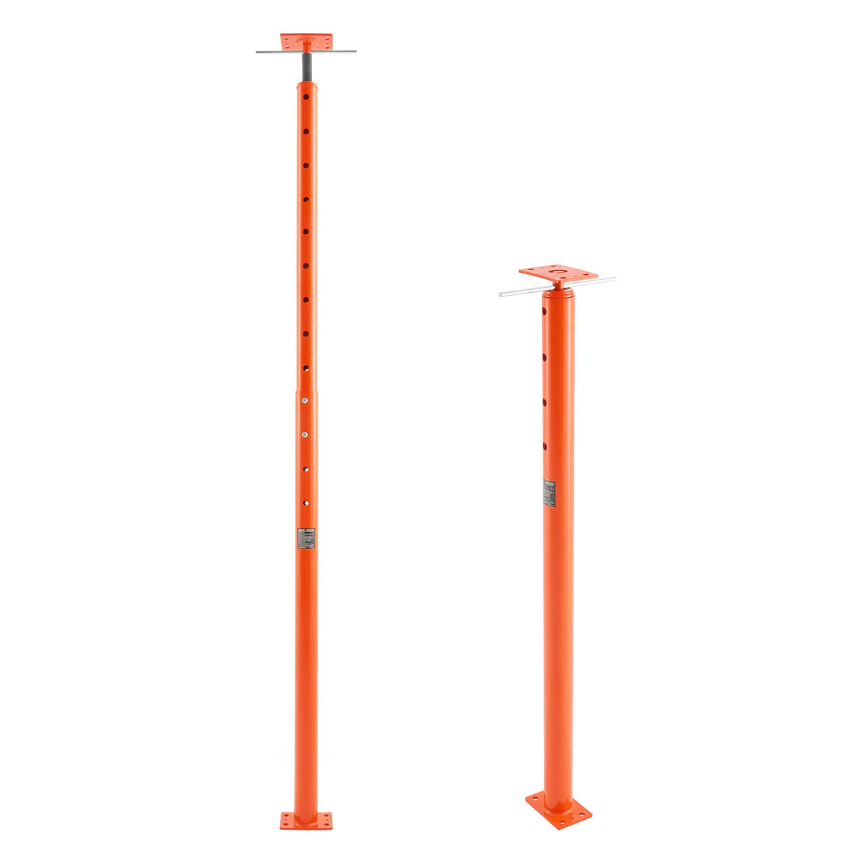 VEVOR House Floor Jack, 56"-100" Height Range, 18000 lbs Max Load Capacity, Adjustable Support Beam Basement Jack Post Pole for Leveling, Lift Support Steel Telescoping Jack for Temporary Support - DBZCQJD1G180O7V19V0 - view 10