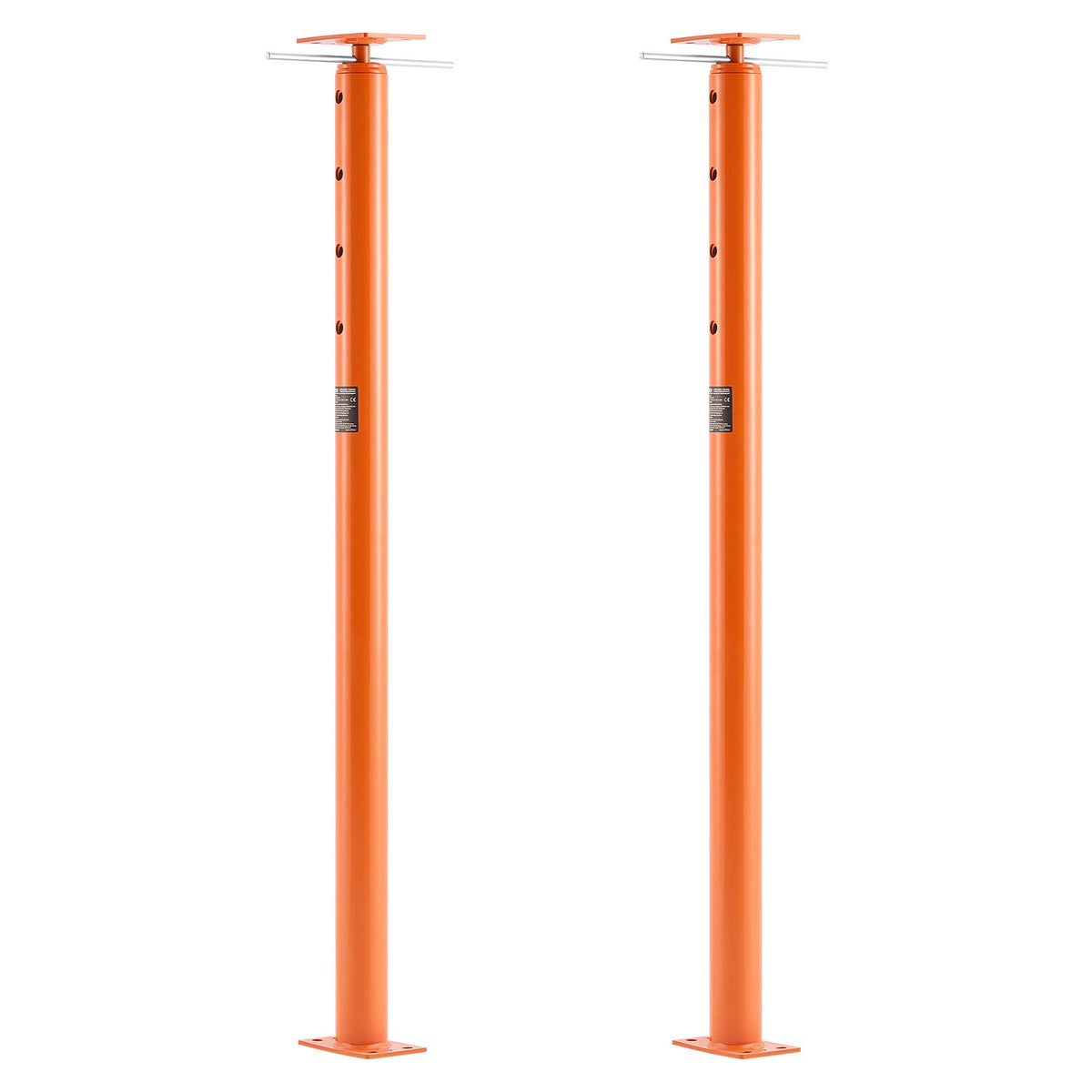 VEVOR House Floor Jacks, 2 Pack 53-93 Inch Height Range, 18000 lbs Max Load Capacity, Adjustable Support Beam Basement Jack Post Pole for Leveling, Lift Steel Telescoping Post for Temporary Support - DBZCQJD2JZ53NXEVN001V0 - view 10