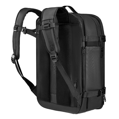 VEVOR Vacuum Travel Backpack, 65L, Expandable Vacuum Seal Compression Travel Backpack, with TSA-Approved Lock, Multiple Pockets Compartments, Water-Resistant Carry-On Suitcase Luggage, No Pump, Black - DBZKLXBBHSWBKXOI3001V0 - view 10
