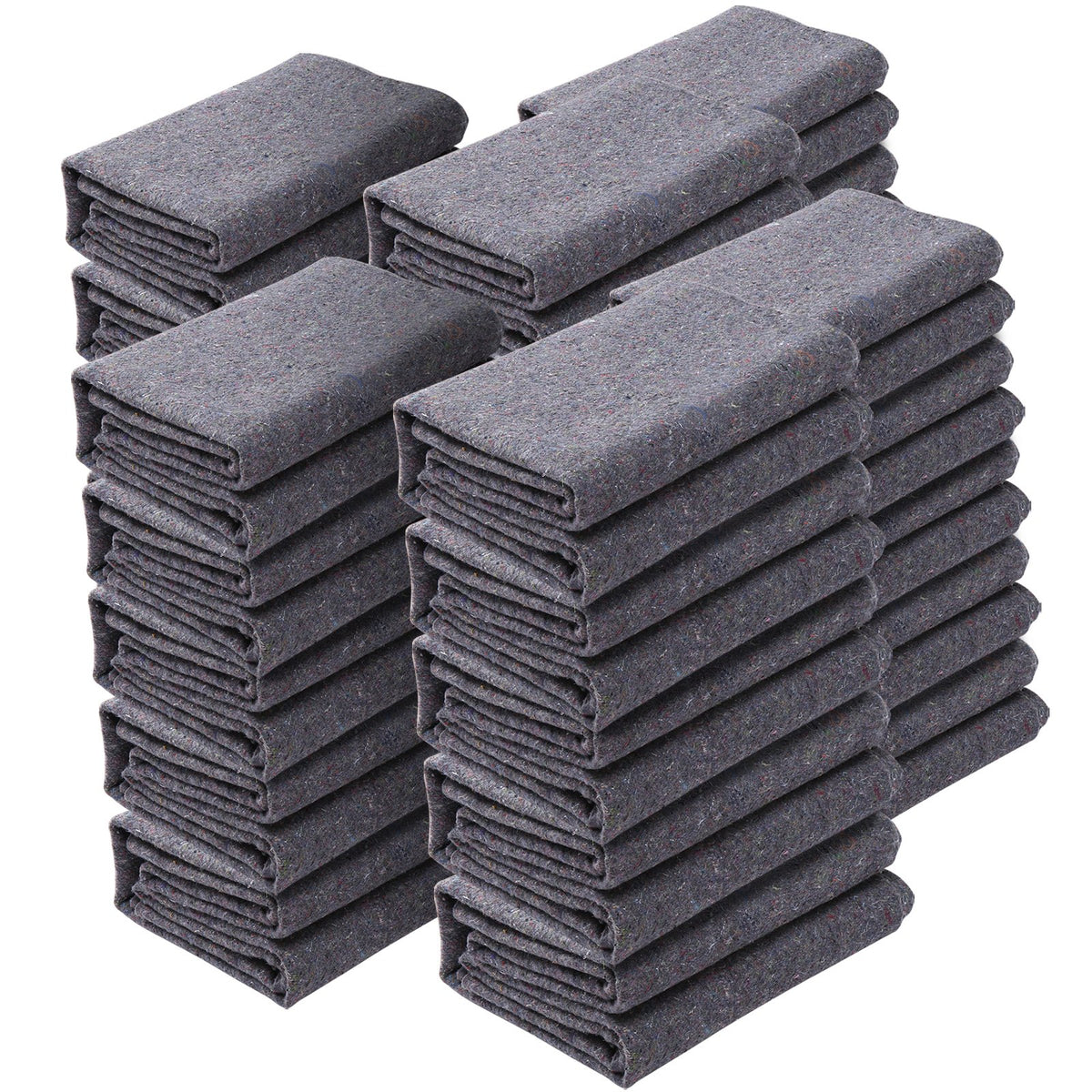 VEVOR Moving Blankets, 72" x 54", 21 lbs/dz Weight, 24 Packs, Professional Recycled Cotton Packing Blanket, Large Heavy Duty Shipping Mover Pads Perfect for Protecting Furniture, Floors, Appliances - DCBYT72X54INIXGUYV0 - view 1