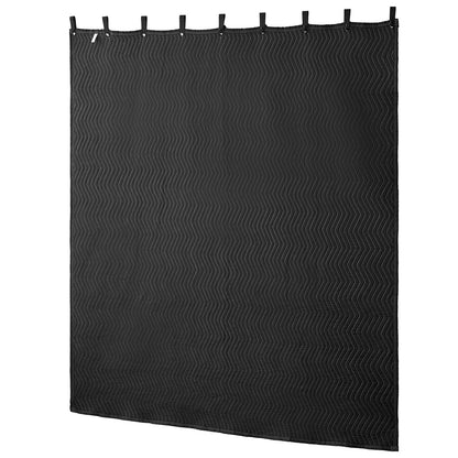 VEVOR 2 Pcs Sound Dampening Blankets, Soundproof Curtains with 96 x 80 in, Soundproof Blanket with Grommets, Studio Grommeted Blanket, for Window, Door, Light Blocker, Music Recording, Black - DCBYT96X80IN2UFBY001V0 - view 10