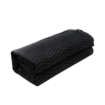 VEVOR Sound Dampening Blanket, 96" x 80", Extra Large Studio Grommeted Soundproof Blanket with Grommets, Light Blocker for Door Acoustic Noise Blocking Blanket Studio Sound Absorption Sheet, Black - DCBYT96X80INMZ6ETV0 - view 1