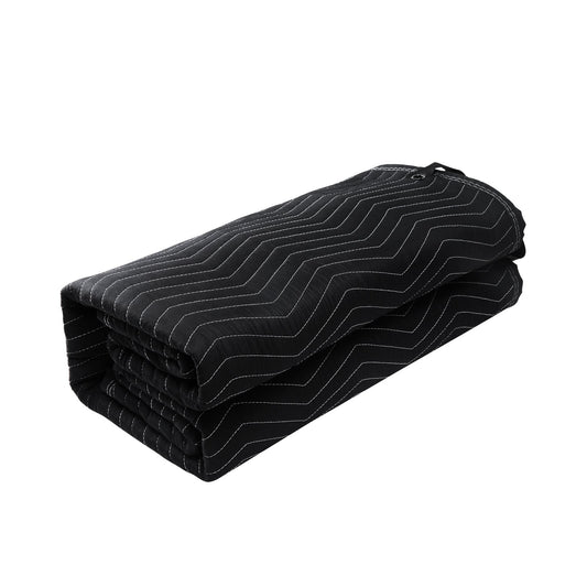 VEVOR Sound Dampening Blanket, 96" x 80", Extra Large Studio Grommeted Soundproof Blanket with Grommets, Light Blocker for Door Acoustic Noise Blocking Blanket Studio Sound Absorption Sheet, Black - DCBYT96X80INMZ6ETV0 - view 1