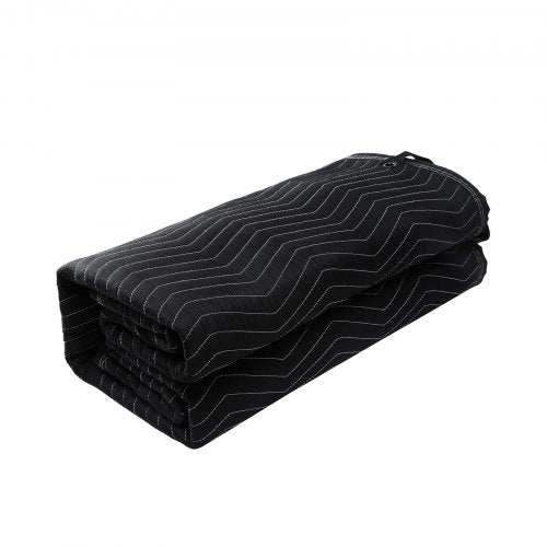 VEVOR Sound Dampening Blanket, 96" x 80", Extra Large Studio Grommeted Soundproof Blanket with Grommets, Light Blocker for Door Acoustic Noise Blocking Blanket Studio Sound Absorption Sheet, Black - DCBYT96X80INMZ6ETV0 - view 2