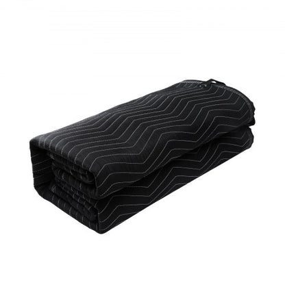 VEVOR Sound Dampening Blanket, 96" x 80", Extra Large Studio Grommeted Soundproof Blanket with Grommets, Light Blocker for Door Acoustic Noise Blocking Blanket Studio Sound Absorption Sheet, Black - DCBYT96X80INMZ6ETV0 - view 2