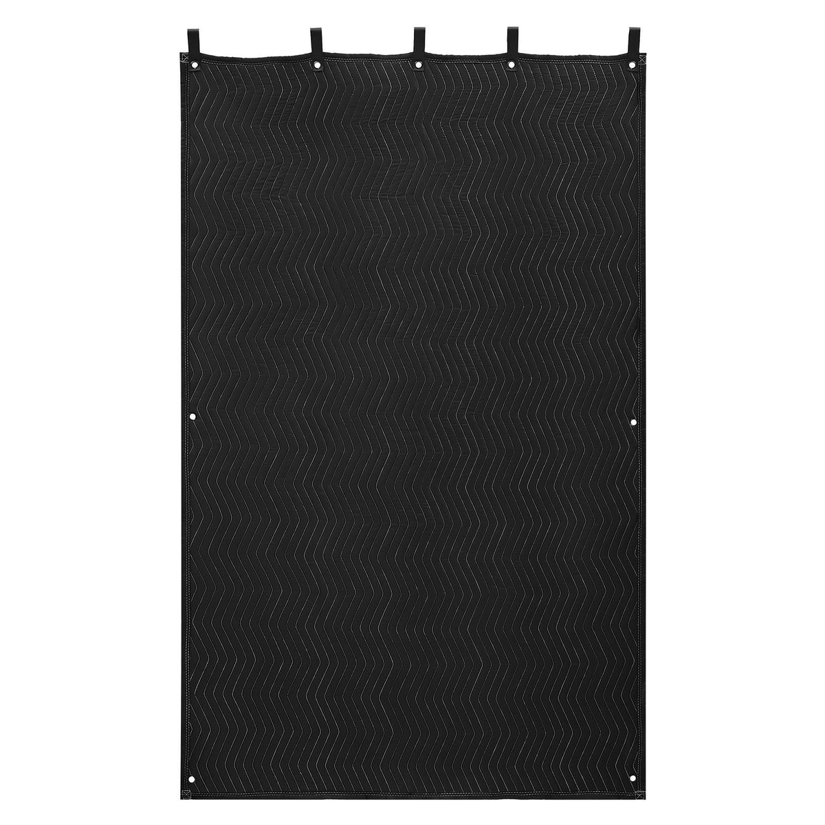 VEVOR Sound Dampening Blankets, Soundproof Curtains with 80 x 48 in, Soundproof Blanket with Grommets, Studio Grommeted Blanket, for Window, Door, Light Blocker, Music Recording, Black - DCBYTL96W48I9SVVT001V0 - view 1