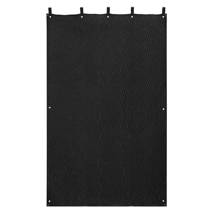 VEVOR Sound Dampening Blankets, Soundproof Curtains with 80 x 48 in, Soundproof Blanket with Grommets, Studio Grommeted Blanket, for Window, Door, Light Blocker, Music Recording, Black - DCBYTL96W48I9SVVT001V0 - view 1