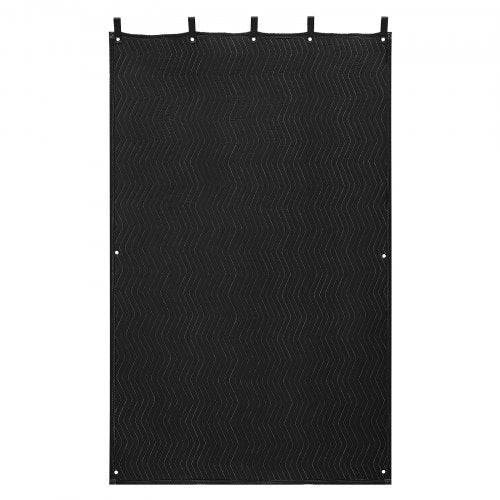 VEVOR Sound Dampening Blankets, Soundproof Curtains with 80 x 48 in, Soundproof Blanket with Grommets, Studio Grommeted Blanket, for Window, Door, Light Blocker, Music Recording, Black - DCBYTL96W48I9SVVT001V0 - view 2