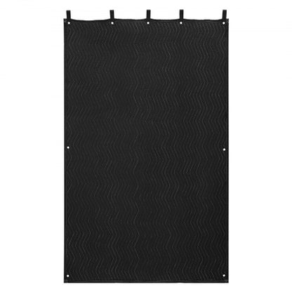 VEVOR Sound Dampening Blankets, Soundproof Curtains with 80 x 48 in, Soundproof Blanket with Grommets, Studio Grommeted Blanket, for Window, Door, Light Blocker, Music Recording, Black - DCBYTL96W48I9SVVT001V0 - view 2