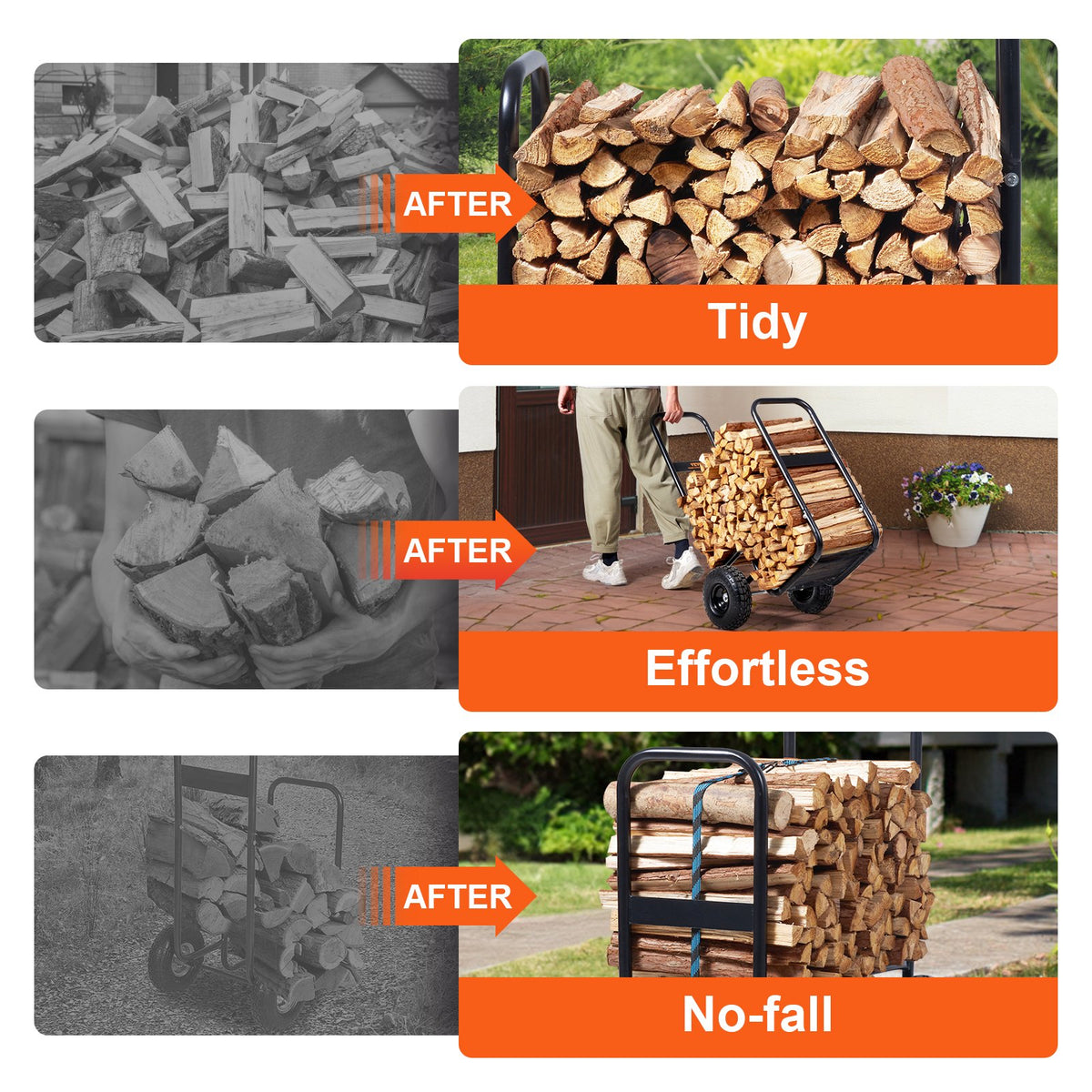 VEVOR Firewood Racks - Select Your Configuration - DCCH43XH27XWYTWGDV0 - view 3