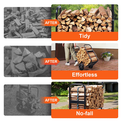 VEVOR Firewood Racks - Select Your Configuration - DCCH43XH27XWYTWGDV0 - view 3
