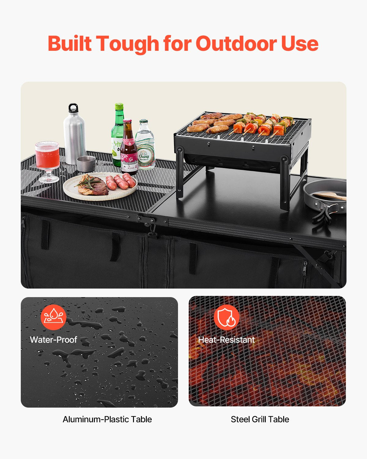 VEVOR Outdoor Camping Kitchen - Select Your Configuration - DCCWJKHSTWLSPDQC4V0 - view 3