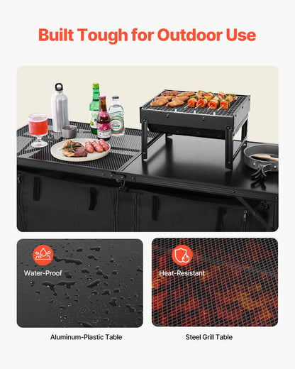 VEVOR Outdoor Camping Kitchen - Select Your Configuration - DCCWJKHSTWLSPDQC4V0 - view 3