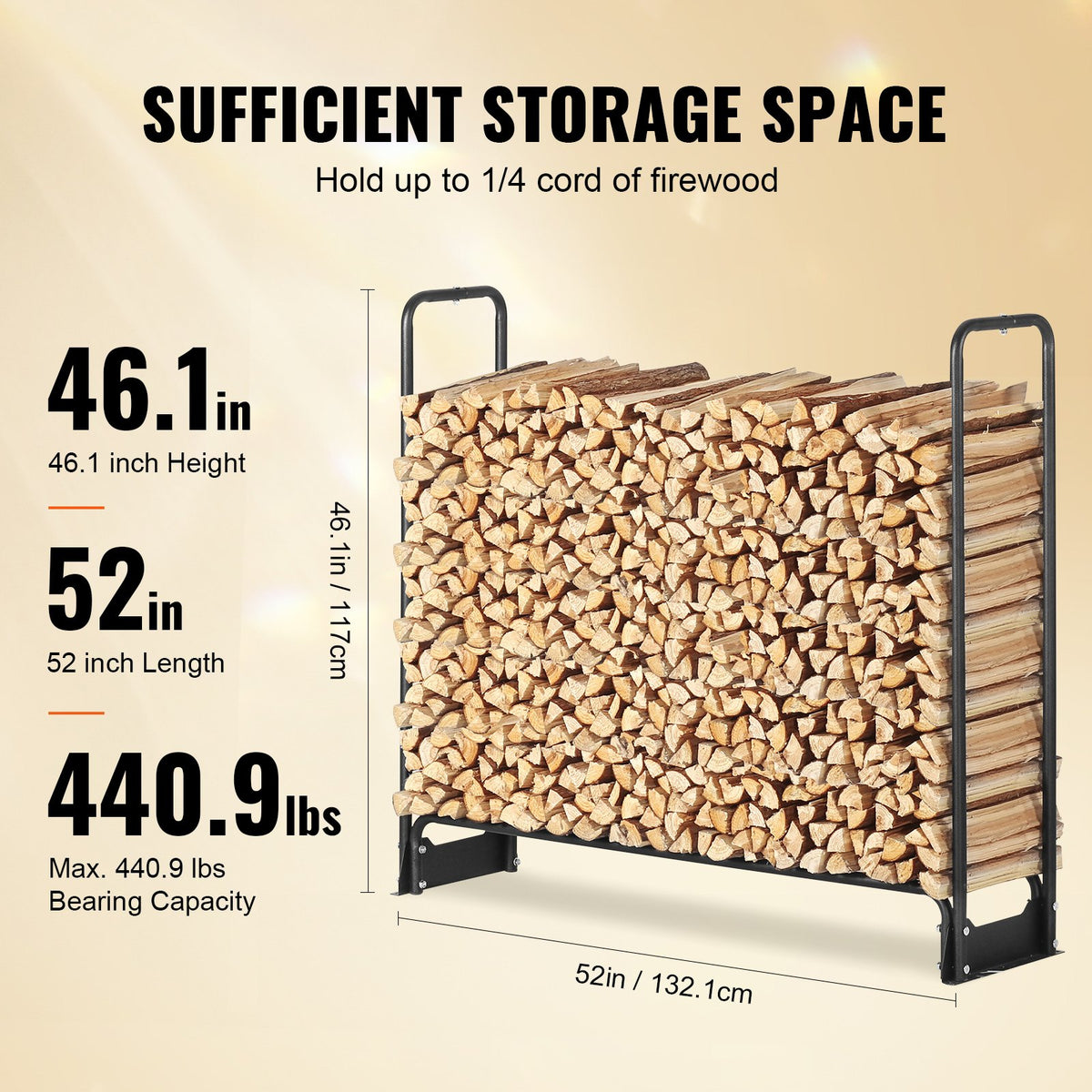 VEVOR Firewood Racks - Select Your Configuration - DCJPSYGNJB52XG4QJV0 - view 3