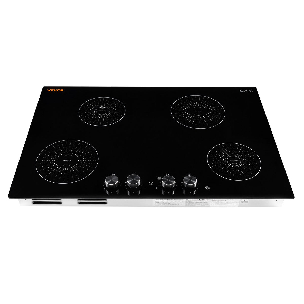 VEVOR Induction Cooktop 30inch 4 Burners Built-in Electric Stove 220V 7200W, Low-Power Continuous Heating, Induction Burner for Kitchen, with 11 Power Levels, Knob Control, and Child Lock - DCL4BURNERS35KLC4001V4 - view 10