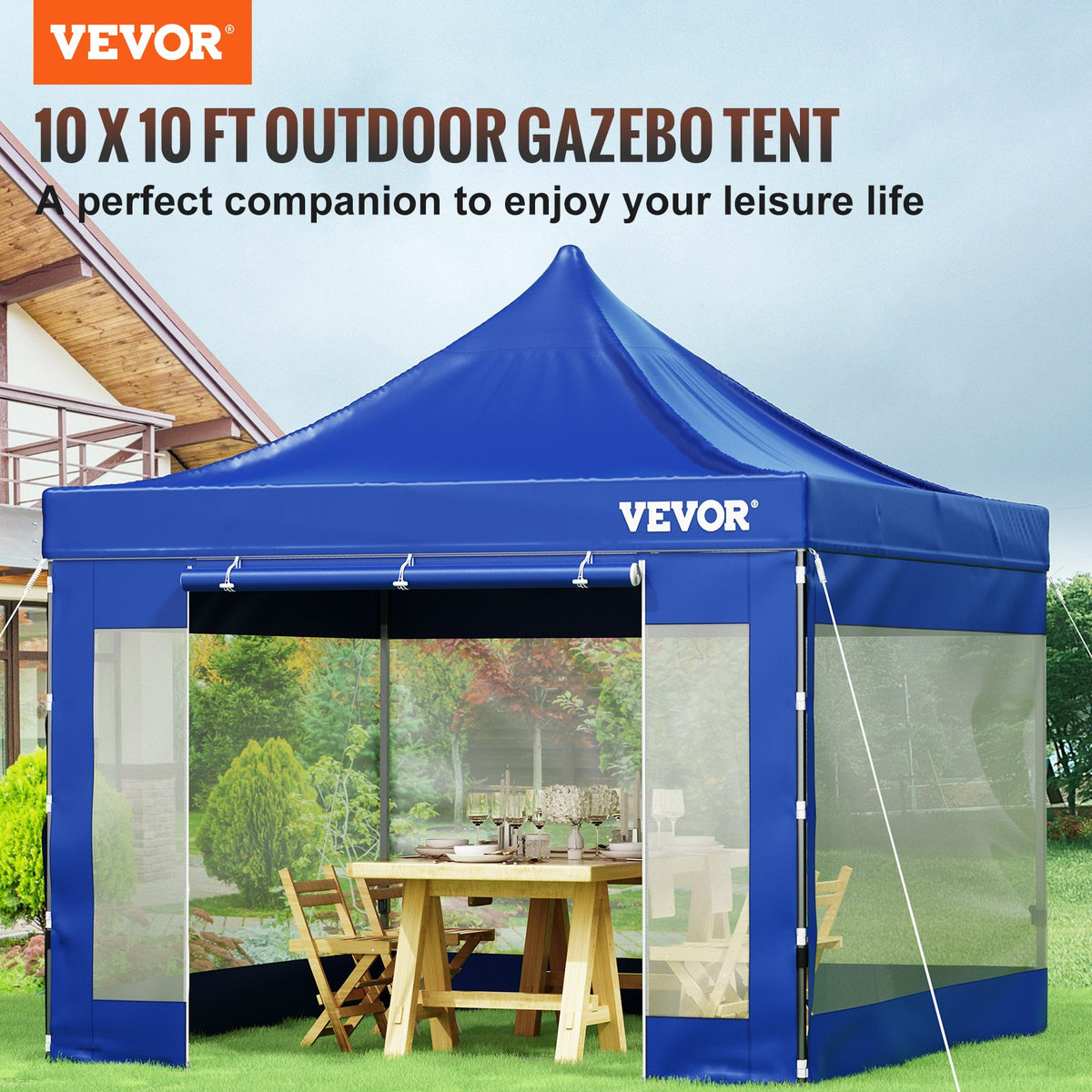 VEVOR Pop Up Canopy - Select Your Configuration - DCSLTZP1010FTHPWAV0 - view 2