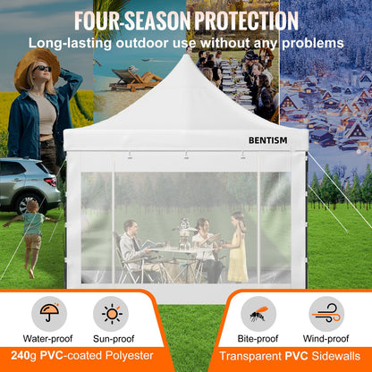 VEVOR Pop Up Canopy - Select Your Configuration - DCSLTZP1010FTX08HV0 - view 3