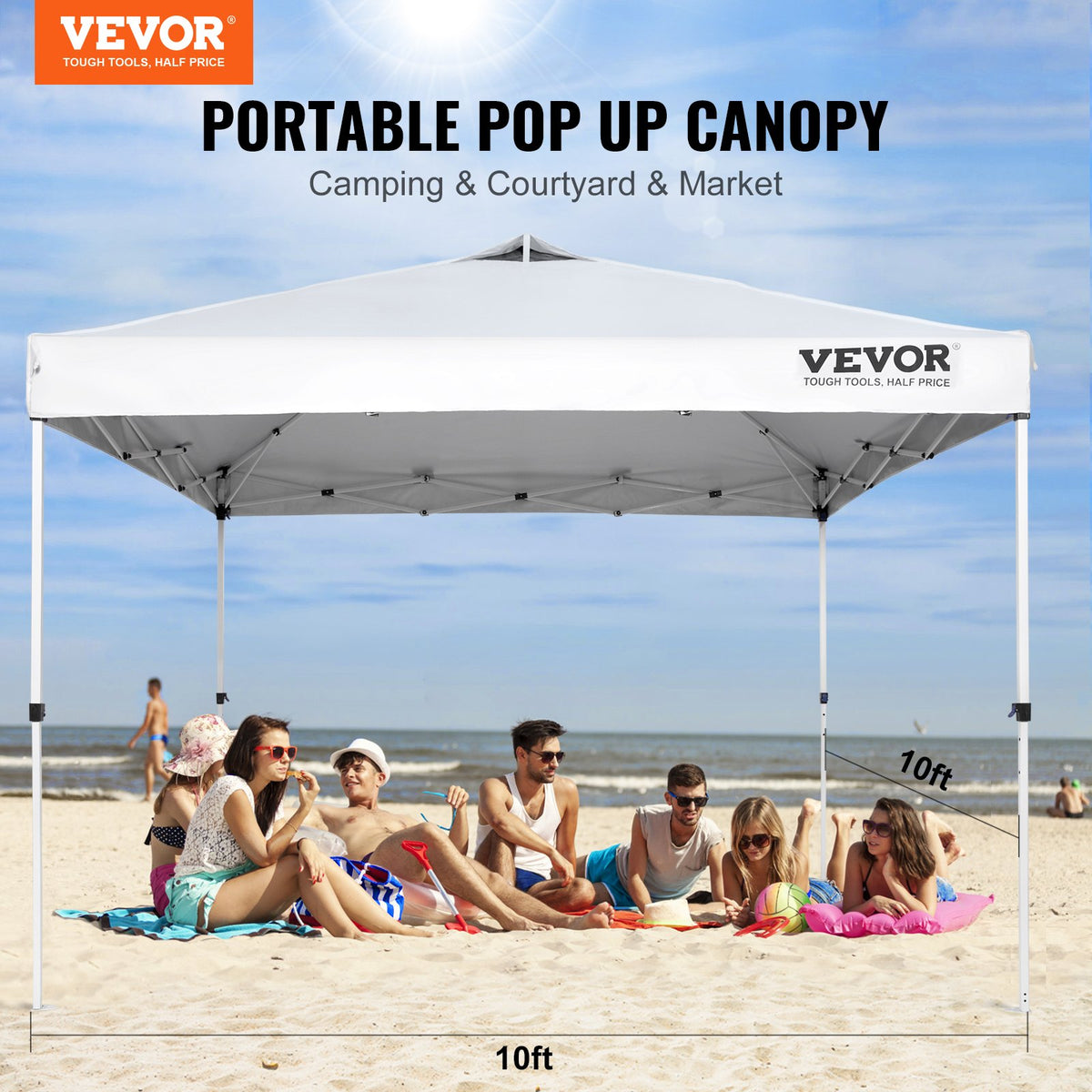VEVOR Canopy Tent - Select Your Configuration - DCSTPB10X10FT24D7V0 - view 2