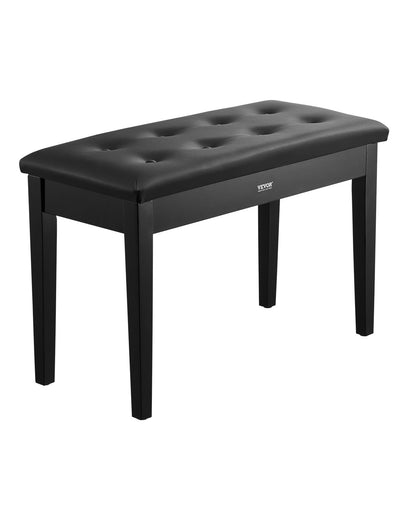 VEVOR Piano Bench, 29.5" x 14" x 19", Duet Keyboard Piano Chair with High-Density Padded Cushion, Storage Compartment for Music Books, Wooden Piano Bookcase Stool Seat, for Vanity and Living Room - DCWXGQZDSMSRMRZJGV0 - view 1