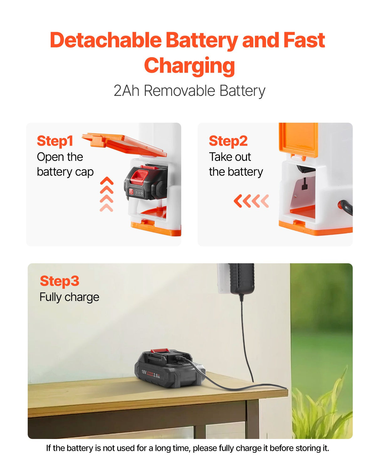 VEVOR Battery Powered Backpack Sprayer - Select Your Configuration - DDBBPWQBCPPPMP4K3001V1 - view 3