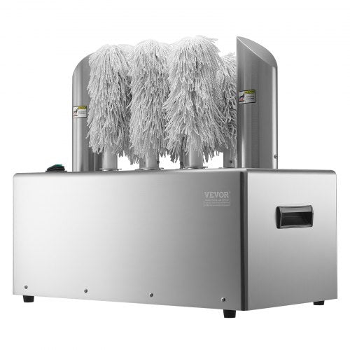 VEVOR Wine Glass Polisher Machine, 8-Brush Glass Polishing Machine, 660 Cups/Hour Electric Commercial Glass Polisher for Champagne Glasses, Beer Cups, Mugs, Perfect for Bar Restaurant Kitchen - DDCBJ8GST000Q1RYQV1 - view 2