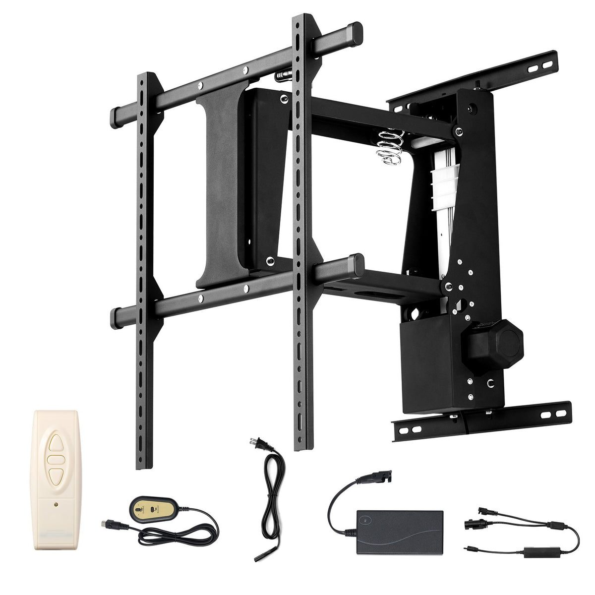 VEVOR Motorized TV Wall Mount, TV Mount for 32 to 65 Inch TV, Electric Adjustable Ceiling TV Mount, Motorized Flip Down TV Mount Bracket with Max VESA 24 x 24 in, Fits TVs Up to 88 lbs - DDDSZJBGSVES4IE4YV1 - view 10