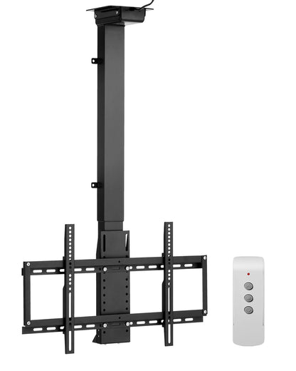 VEVOR Motorized Ceiling TV Mount, TV Wall Mount for 32 to 55 Inch TV, Electric Adjustable Ceiling TV Mount, Motorized Flip Down TV Mount Bracket with Max VESA 24 x 16 in, Fits TVs Up to 120 lbs - DDDSZJDDSVESJD19DV1 - view 1