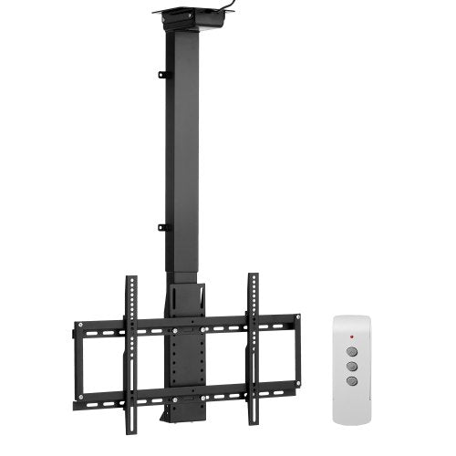 VEVOR Motorized Ceiling TV Mount, TV Wall Mount for 32 to 55 Inch TV, Electric Adjustable Ceiling TV Mount, Motorized Flip Down TV Mount Bracket with Max VESA 24 x 16 in, Fits TVs Up to 120 lbs - DDDSZJDDSVESJD19DV1 - view 2