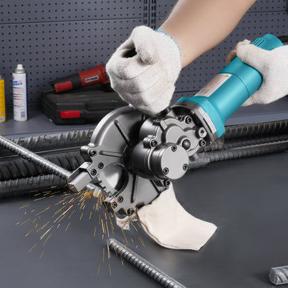 VEVOR Electric Rebar Cutter, 1100W Portable Rebar Cutter, Cutting up to 3/2 inch (4-40mm) Rebar, High Power Steel Concrete Rebar Cutter with Auxiliary Small Handle Tool Case, RD-10 - DDGJQGJ1100WROSKSV1 - view 9
