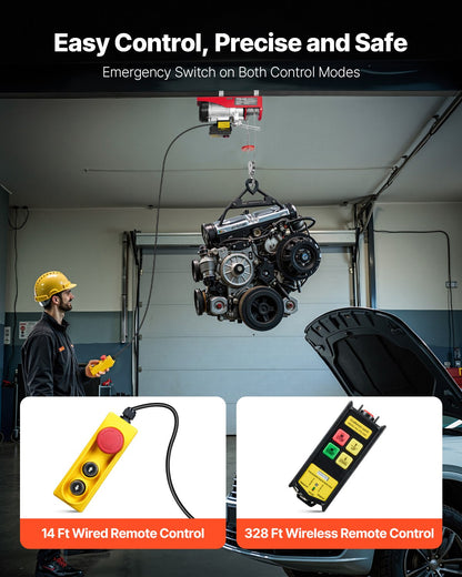 VEVOR Electric Cable Hoist - Select Your Configuration - DDGSSHLYXWXS5L5MUV1 - view 2
