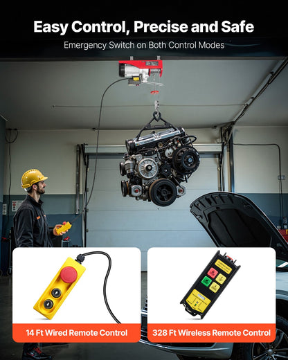 VEVOR Electric Cable Hoist - Select Your Configuration - DDGSSHLYXWXSTO5XWV1 - view 2