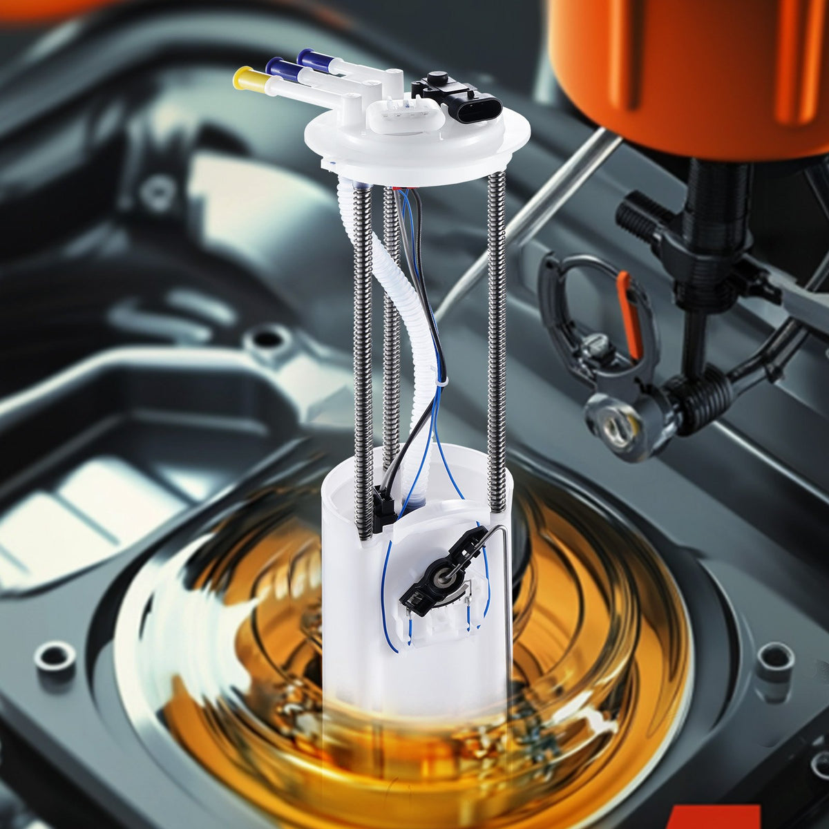 VEVOR Electric Fuel Pump Module Assembly, Compatible with Chevrolet Silverado 1500 1999-2003, 2500 1999-2003, 3500 2001-2003, and GMC Sierra 1500 1999-2003, 2500 1999-2003, 3500 2001-2003 - DDGYRYBRYBMKBZ99TV9 - view 9