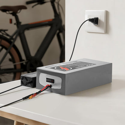 VEVOR 48V Electric Scooter Battery, 20Ah, Ebike Lithium Battery Pack with 30A BMS, Charger, T-Plug Expansion Cable, 500+ Cycles, Compatible with 4800W Motors, for Electric Bikes Bicycles, Scooters - DDHBCDC48V201J6U6001V1 - view 9