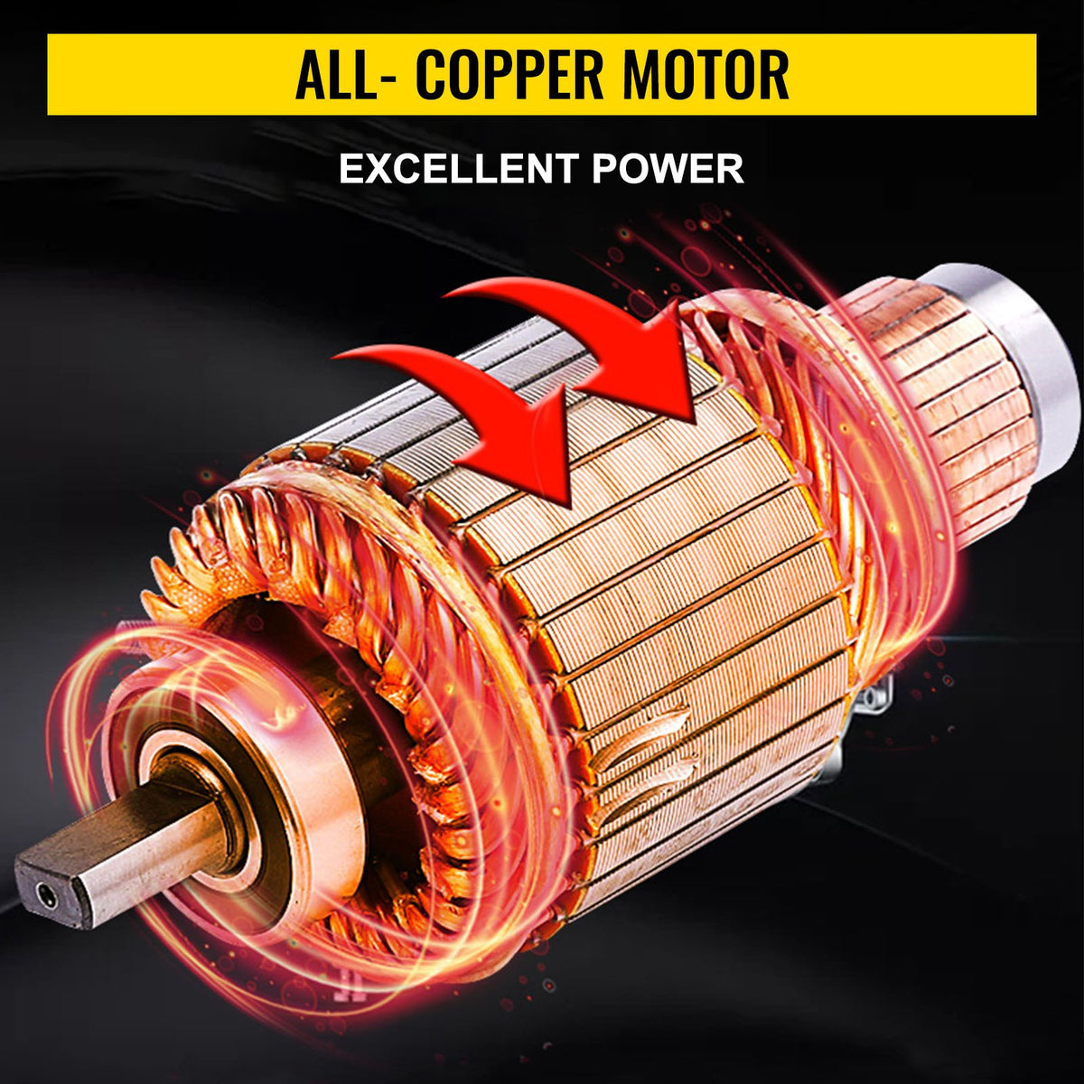 VEVOR 12V Electric Winch 17500 lbs Synthetic Rope 9.5 mm x 26 m Wireless ATV Winch - DDJP1.75WB2181H01A2 - view 5