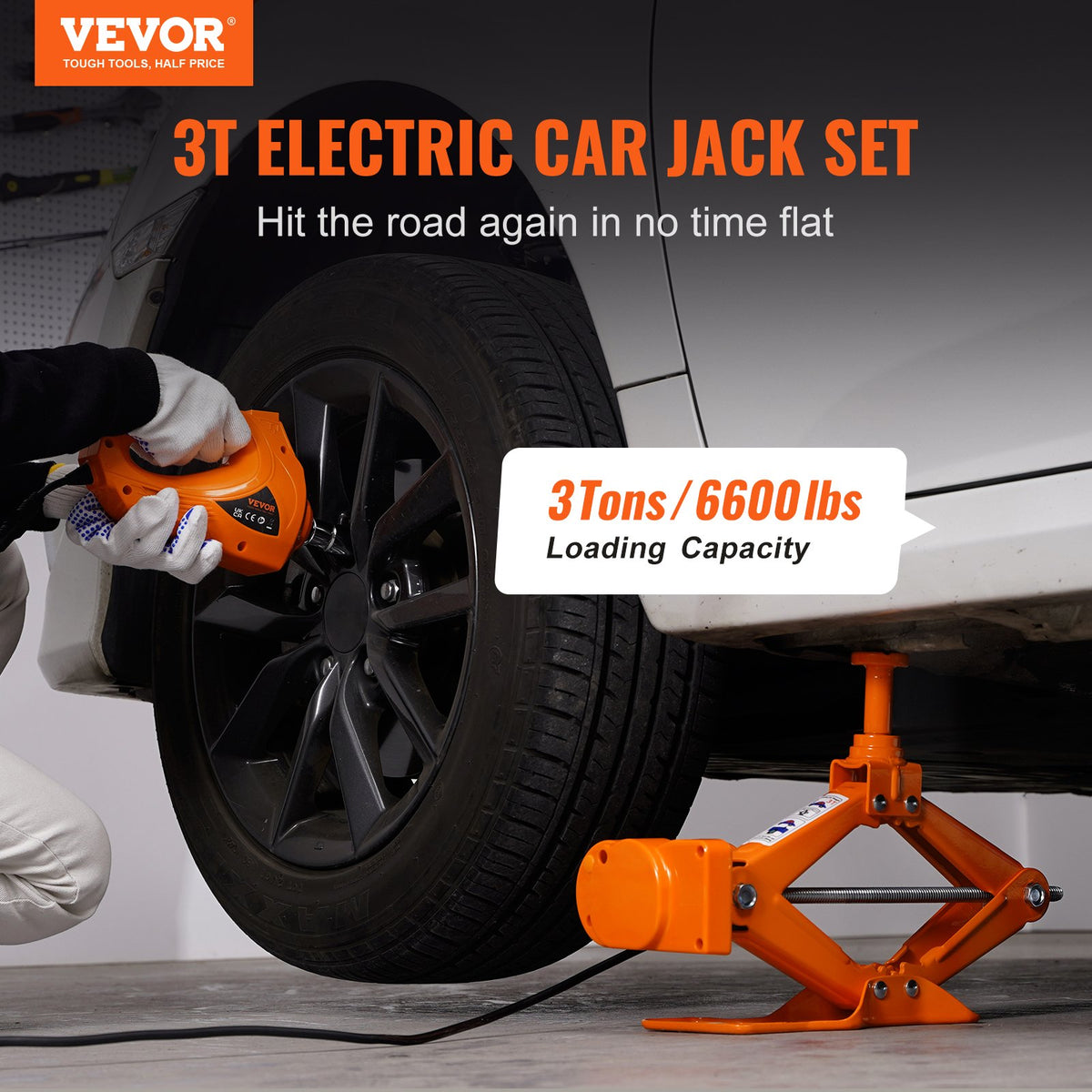 VEVOR Electric Car Jacks - Select Your Configuration - DDJSQJDTJDDD3GJPZV9 - view 2