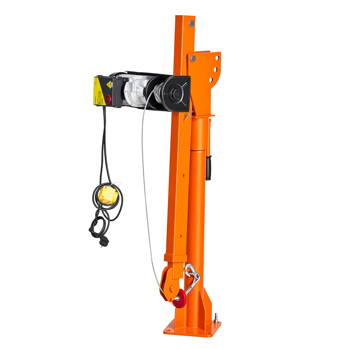 VEVOR Electric Truck Crane, 1100 lbs Pickup Truck Crane with PA800 Electric Hoist, 360° Rotating Telescopic Boom, Premium Galvanized Steel,Foldable Pickup Bed Jib Hoist for Machine Lumber Lifting - DDKCZDJDDHLCGBNL4001V1 - view 10