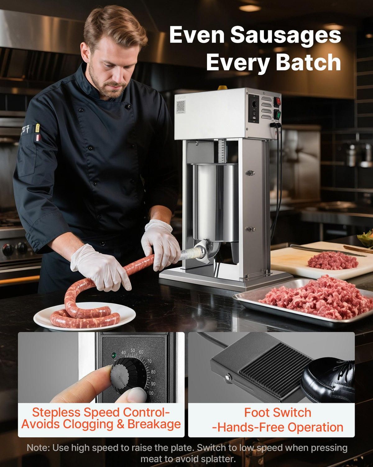VEVOR Sausage Stuffers - Select Your Configuration - DDKGCJLS10L0V2TYT001V1 - view 2