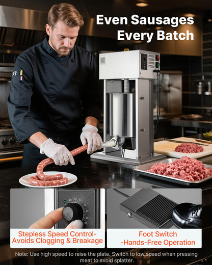 VEVOR Sausage Stuffers - Select Your Configuration - DDKGCJLS10L0V2TYT001V1 - view 2