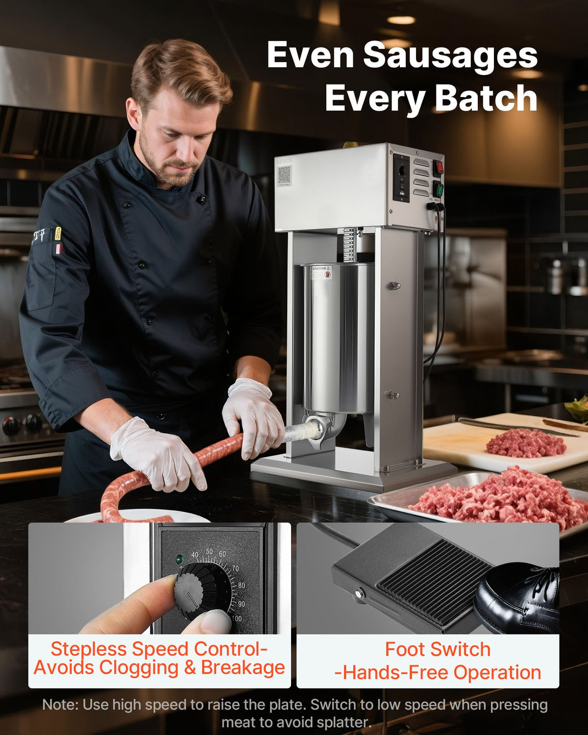 VEVOR Sausage Stuffers - Select Your Configuration - DDKGCJLS12L0VIY1M001V1 - view 2