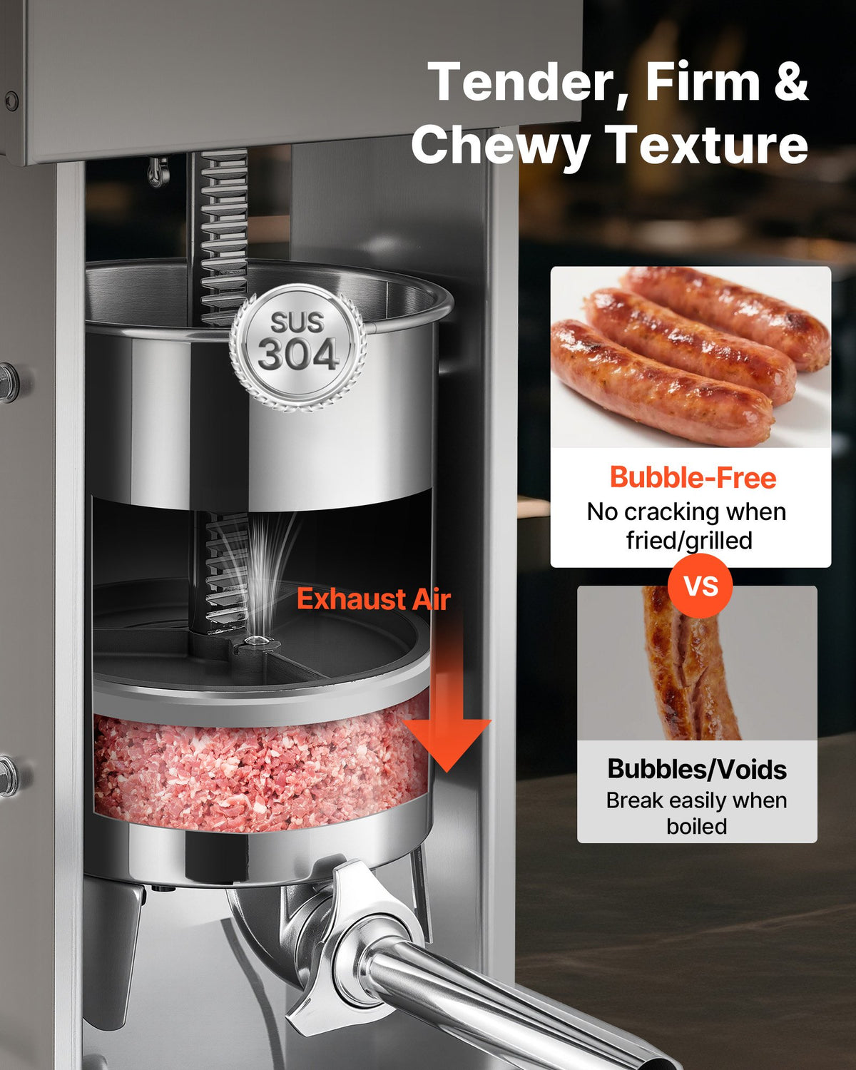 VEVOR Sausage Stuffers - Select Your Configuration - DDKGCJLS12L0VIY1M001V1 - view 3