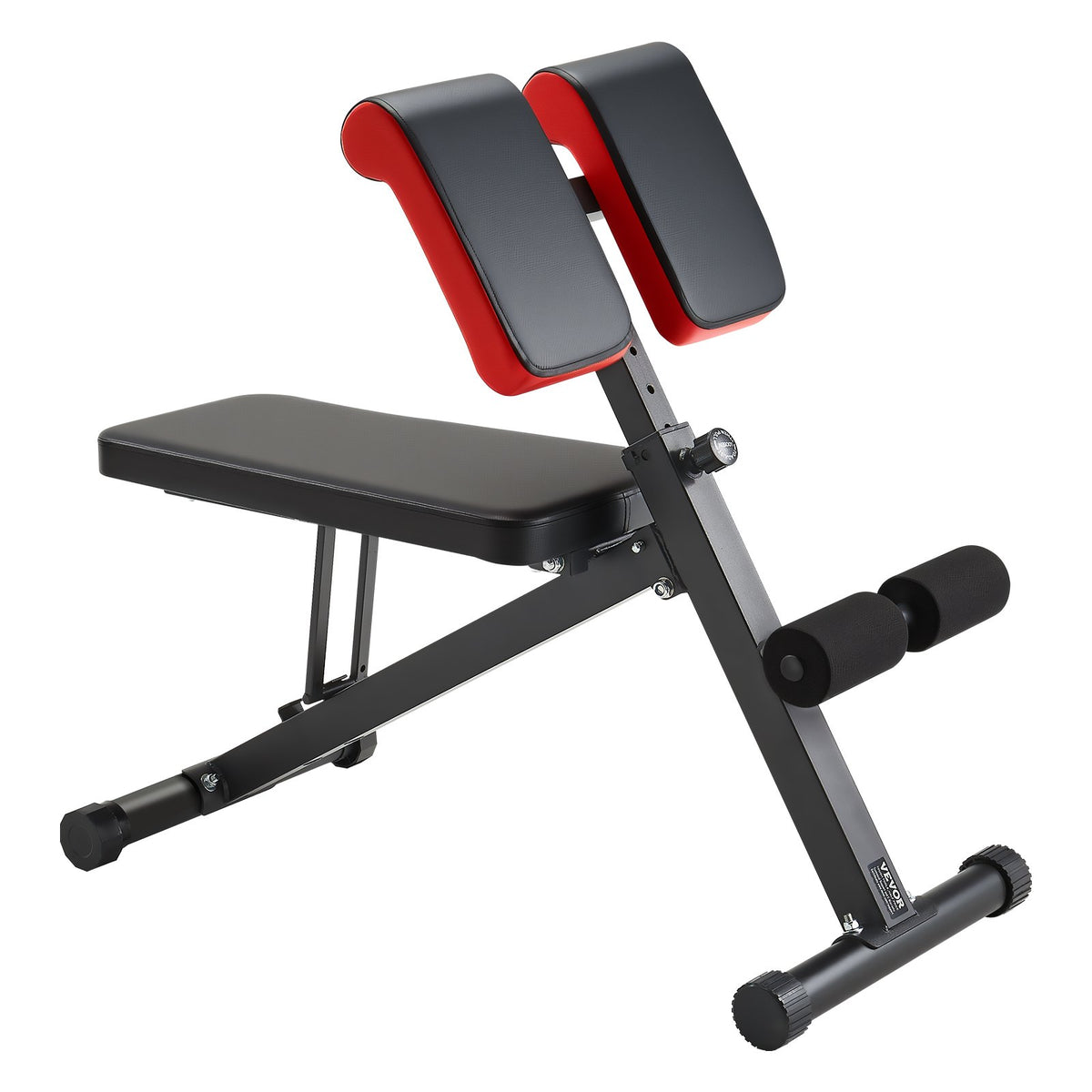 VEVOR Multi-Functional Weight Bench for Full Body Workout, Roman Chair Hyperextension Bench, 330 lbs Adjustable & Foldable Equipment for Back Arm Core Ab Workout, Sit Up Exercise Machine for Home Gym - DDKLMYAX330L58RT2V0 - view 10