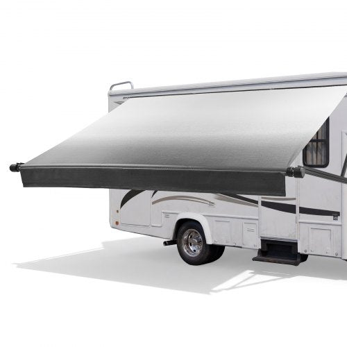 VEVOR Motorized RV Awning Complete Kit, 20.06FT Electric Retractable RV Awning with Aluminum Alloy Frame & Waterproof Fabric, Outdoor Camping Trailer Awnings Fit Most RVs (20FT Type, Gradient Black) - DDKSSSFCZYP236GD3001V9 - view 2