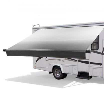 VEVOR Motorized RV Awning Complete Kit, 20.06FT Electric Retractable RV Awning with Aluminum Alloy Frame & Waterproof Fabric, Outdoor Camping Trailer Awnings Fit Most RVs (20FT Type, Gradient Black) - DDKSSSFCZYP236GD3001V9 - view 2